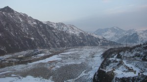 The Yalu River in winter